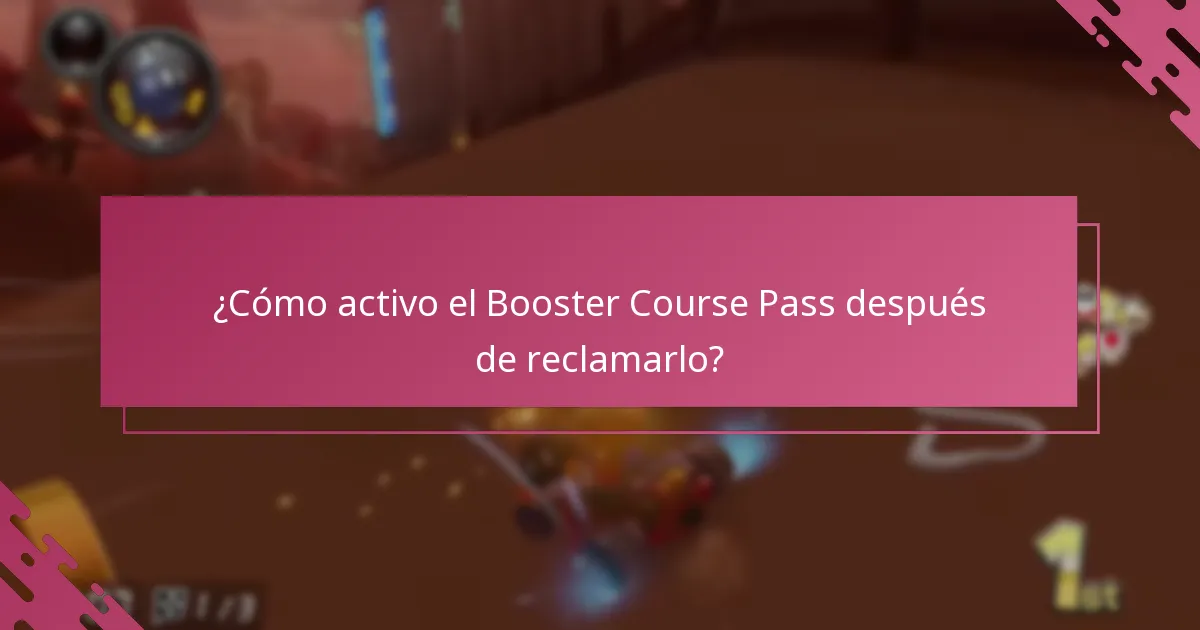 ¿Quién es elegible para reclamar el Booster Course Pass?