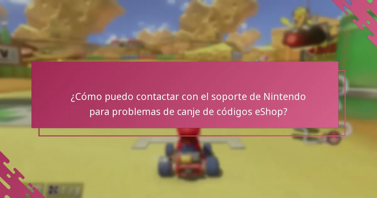 ¿Qué debo hacer si mi código de Nintendo eShop para Mario Kart 8 Deluxe no funciona?