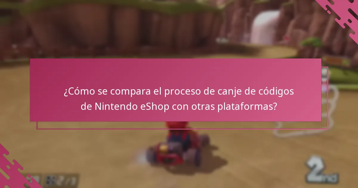 ¿Cuáles son los requisitos para canjear códigos de Nintendo eShop?
