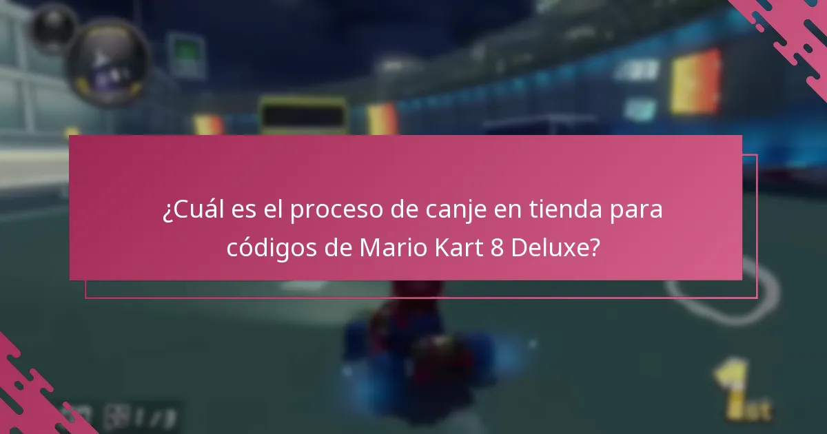 ¿Cómo puedo canjear códigos utilizando la aplicación móvil para Mario Kart 8 Deluxe?