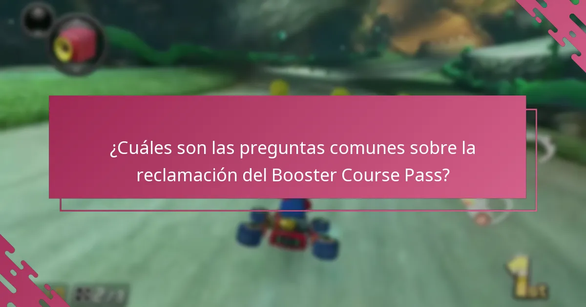 ¿Qué restricciones se aplican a la reclamación del Booster Course Pass?