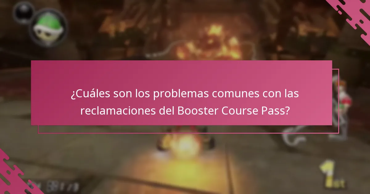 ¿Dónde puedo encontrar soporte para las reclamaciones del Booster Course Pass?