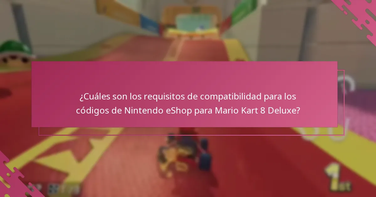 ¿Cómo canjeo un código de Nintendo eShop para Mario Kart 8 Deluxe?