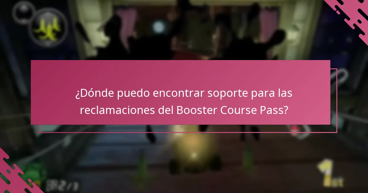¿Qué factores afectan el éxito de una reclamación del Booster Course Pass?