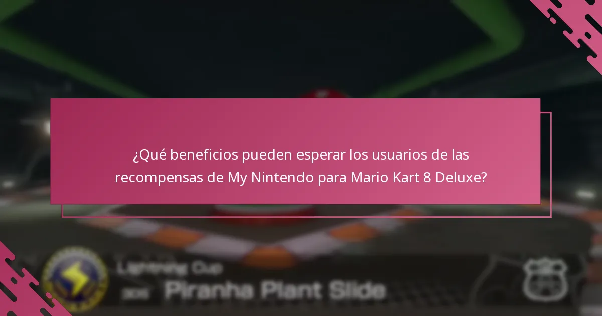 ¿Qué plataformas admiten el canje de recompensas de My Nintendo para Mario Kart 8 Deluxe?